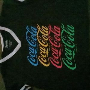 Multi color coca-cola shirt